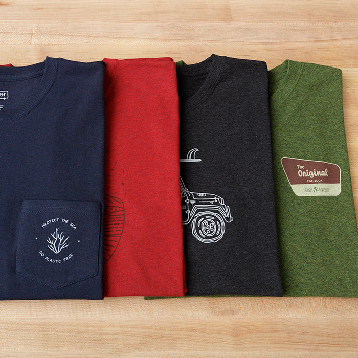 public-lands-t-shirt-x6 klean_shirt_all_designs_outlayed_lifestyle.jpg
